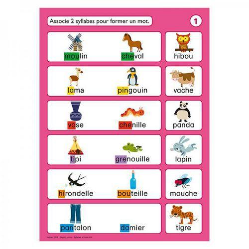 Illustration de : Logico Primo syllabes et mots GS - Nathan