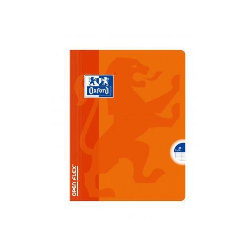 Illustration de : Cahier polypropylène 48 pages 17x22 seyès couleurs openflex - Oxford