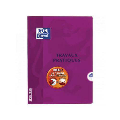Illustration de : Cahier tp 80 pages 24x32 réglure mixte couleurs openflex - Oxford