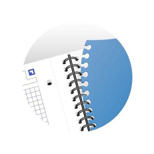 Illustration de : Cahier polypropylène 160 pages spirale A4+ 5x5 multinotes - Oxford