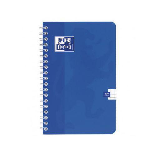 Illustration de : Carnet 100 pages 11x17cm 5x5 coloris assortis color life - Oxford