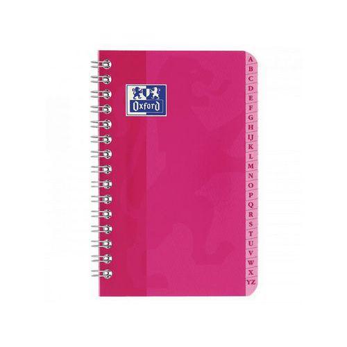 Illustration de : Répertoire 100 pages spirale 9x14 5x5 carte color life - Oxford