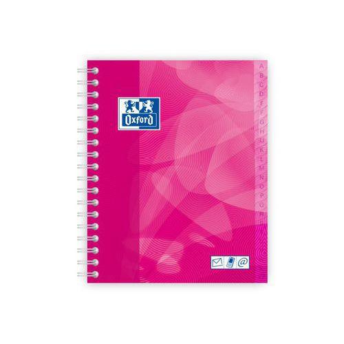 Illustration de : Répertoire polypropylène 11x17 cm spécifique tél lagoon - Oxford