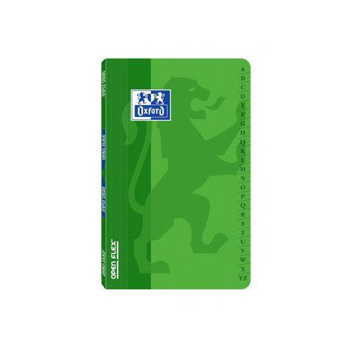 Illustration de : Répertoire polypro 96 pages 11x17 5x5 couleurs openflex - Oxford