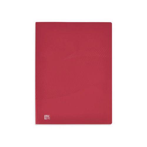 Illustration de : Protège-documents 40 pochettes A4 couleurs assorties osmose - Oxford