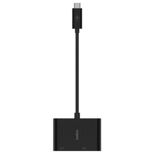 Illustration de : Adaptateur USB-C vers VGA + recharge - Belkin