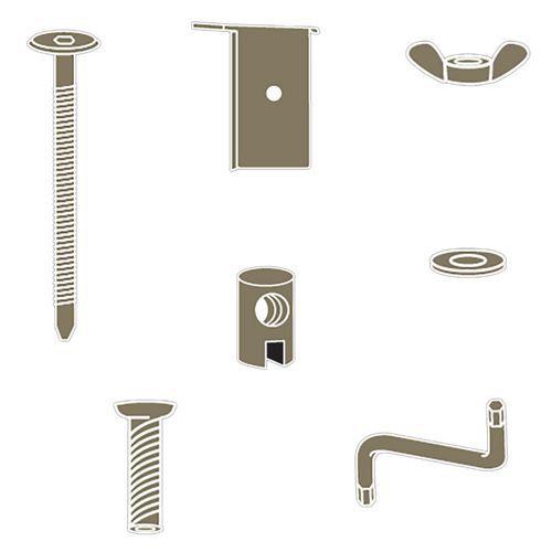 Illustration de : Quincaillerie complète pour lits Remi & Arthur - Combelle