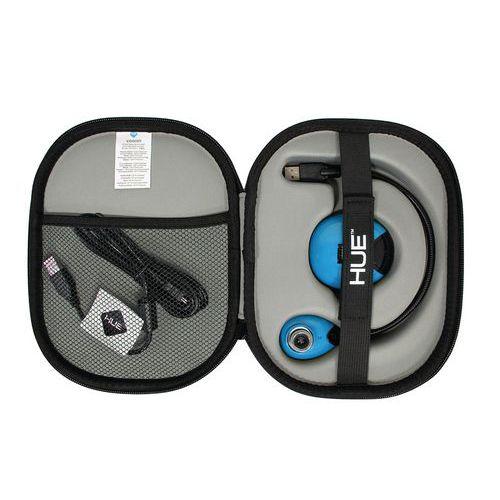 Illustration de : Pack animation studio bleu + étui de transport rigide bleu - Hue