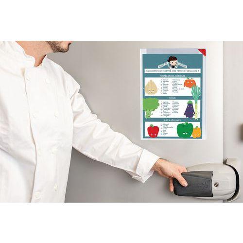 Illustration de : Pochette d'affichage Kang Easy Clic SubZero - A4 -Tarifold