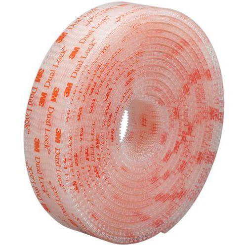 Illustration de : Adhésif ouvrable refermable Dual-Lock™ SJ3560- Translucide - 3 M