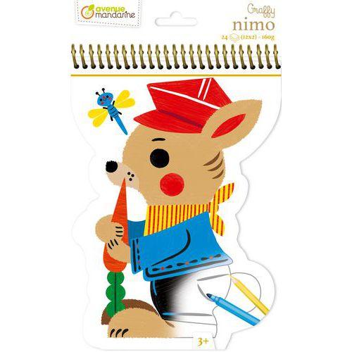 Illustration de : Graffy Nimo lapin - Avenue Mandarine