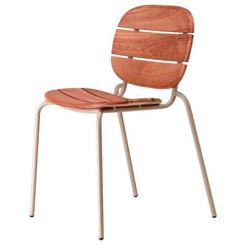 Illustration de : Chaises SI-SI Wood 4 pieds lot de 2 S-CAB