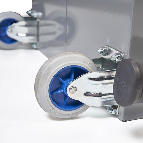 Illustration de : Brouette à couvercle - Capacité 190 L