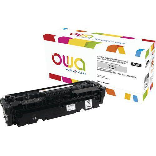 Illustration de : Toner reconditionné HP CF410X Black - OWA