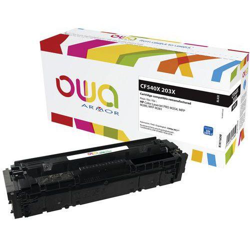 Illustration de : Toner reconditionné HP 203X Black - OWA