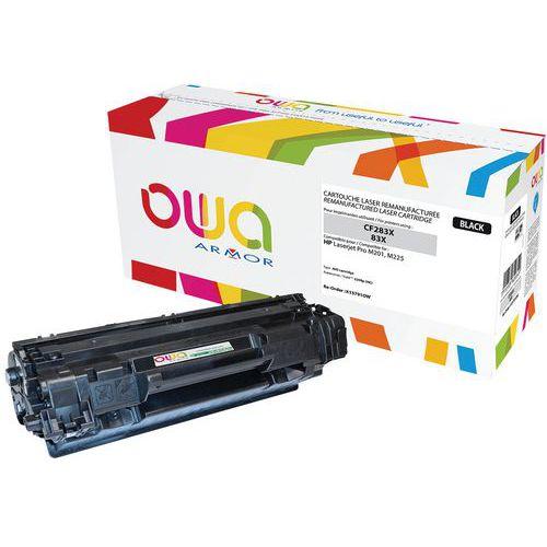 Illustration de : Toner reconditionné HP 83X Black - OWA