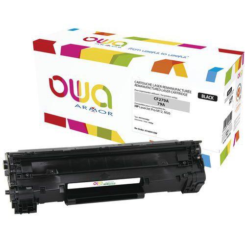 Illustration de : Toner reconditionné HP 79A Black - OWA