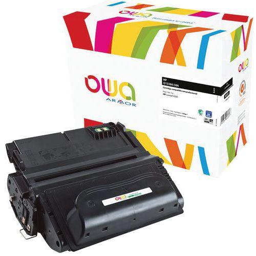 Illustration de : Toner reconditionné HP 38A Black - OWA