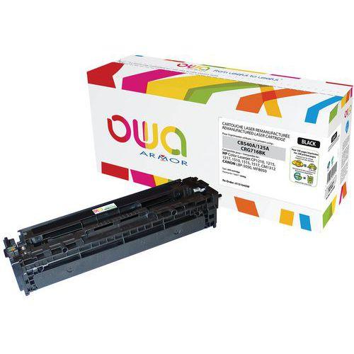 Illustration de : Toner reconditionné HP 125A Black - OWA