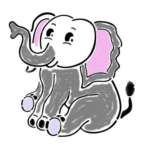 Illustration de : Set de 6 pochoirs animaux