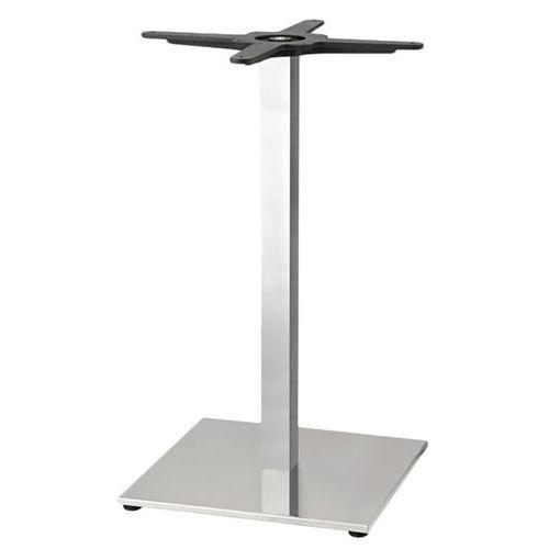 Illustration de : Pied de table Tiffany base et colonne carrées S-CAB