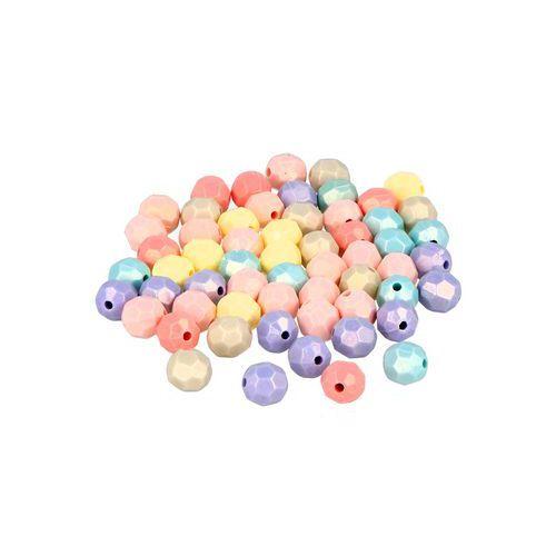 Illustration de : Bocal 750 perles facettes pastel - Innspiro