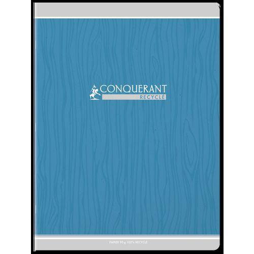 Illustration de : Cahier carte papier recyclé 24x32 cm 90g 48 pages seyes - Conquerant