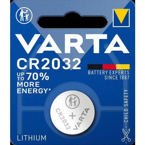 Illustration de : Pile bouton lithium calculatrice - Varta