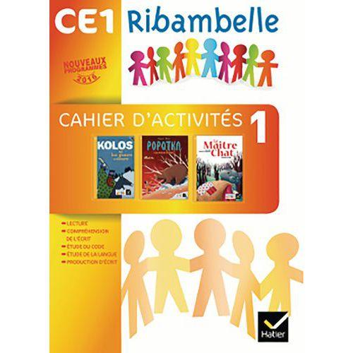 Illustration de : Ribambelle CE1 série jaune Cahier d'activités 1 + livret 1