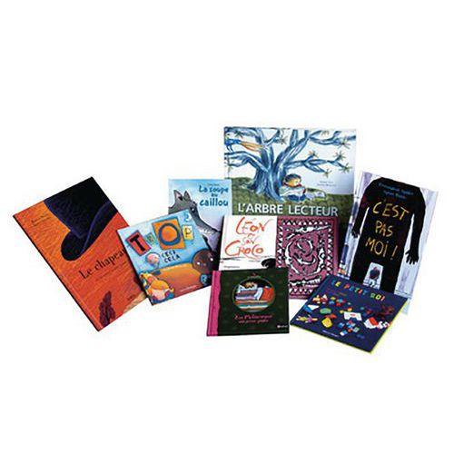 Illustration de : Lot de 8 albums A l’école des albums série 1 bleue CP