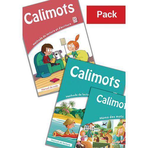 Illustration de : Calimots CP Pack 2 manuels (code + lecture) + mémo des mots