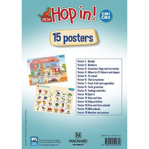 Illustration de : Hop in CM1-CM2 Pack 15 posters édition 2019