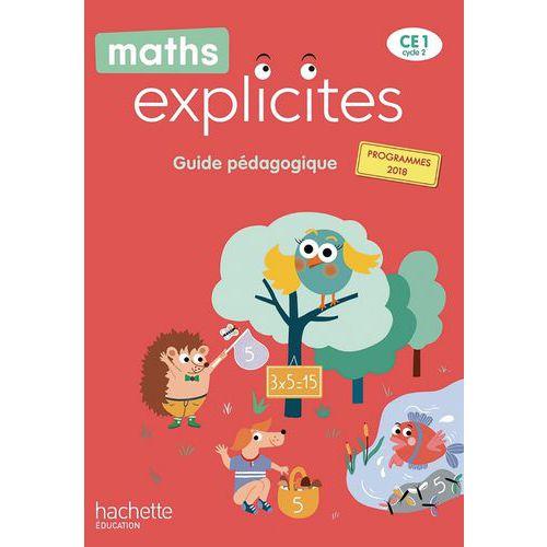 Illustration de : 9782016272046 MATHS EXPLICITES CE1 GUIDE