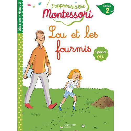 Illustration de : Lou et les fourmis, niveau 2 - j'apprends à lire montessori