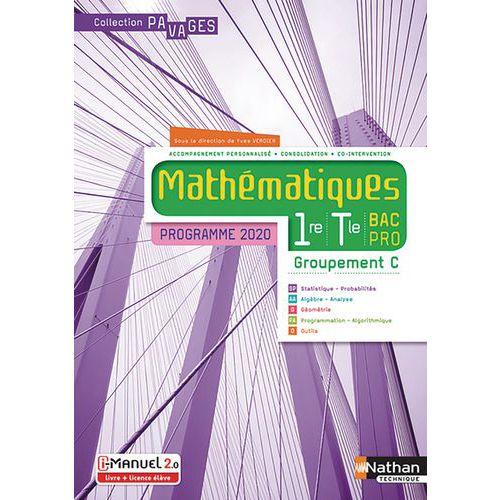 Illustration de : Mathematiques 1re/term bac pro - groupement c (manuel)