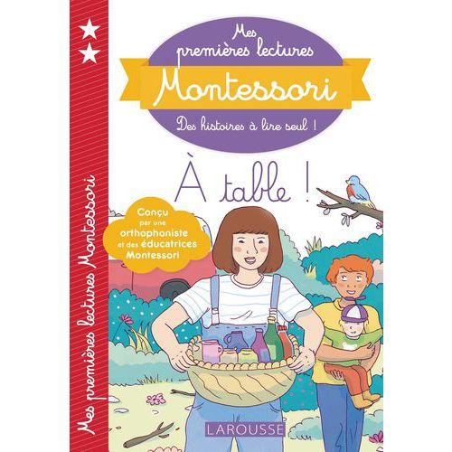 Illustration de : 9782035963529 LAROUSSE PREMIERES LECTURES MONTESSORI A TABLE