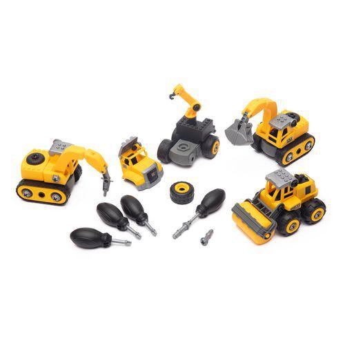 Illustration de : Les véhicules de chantier à construire