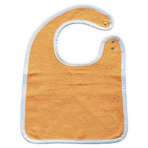 Illustration de : 10 bavoirs fermeture pression éponge uni 400g m²