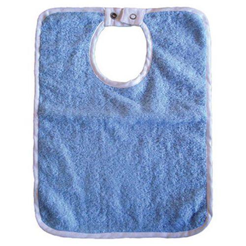 Illustration de : 10 bavoirs fermeture pression Adam 380g m