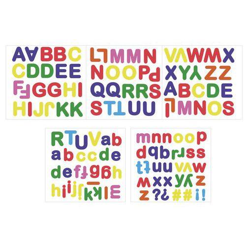 Illustration de : Ensemble 125 lettres magnétiques majuscules et minuscules