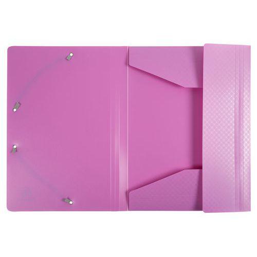 Illustration de : Chemise élastique 3 rabats Forever Young plastique recyclé - Exacompta