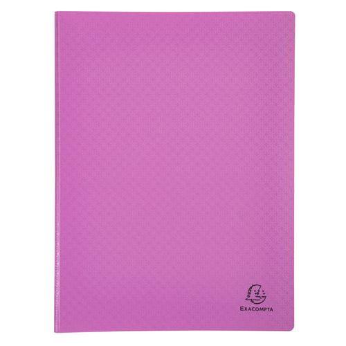 Illustration de : Reliure plastique 50 volets transparents 100 vues - Exacompta