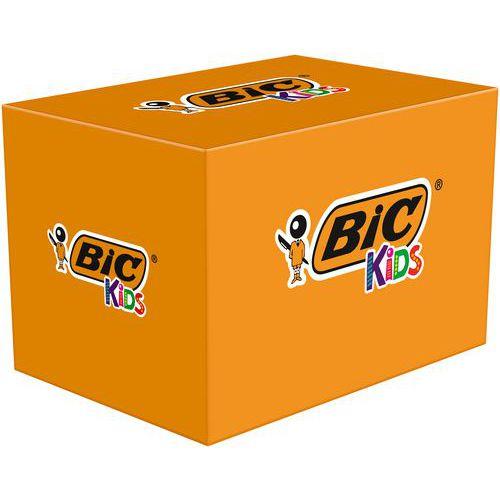 Illustration de : Classpack 144 feutres Visacolor pointe large ogive - Bic