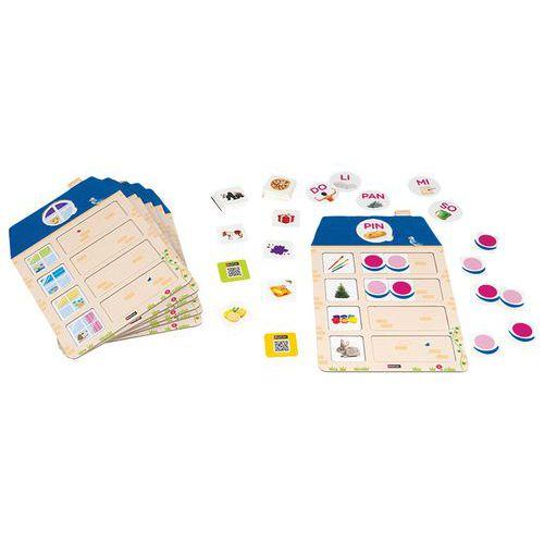 Illustration de : La maison des syllabes-Nathan