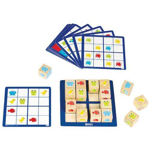 Illustration de : Quadricubes - couleurs-Nathan