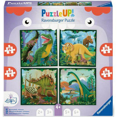 Illustration de : Puzzle Up! 4 ans les dinosaures - Ravensburger