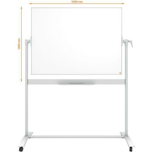 Illustration de : Tableau mobile magnétique en acier laqué Nobo Classic