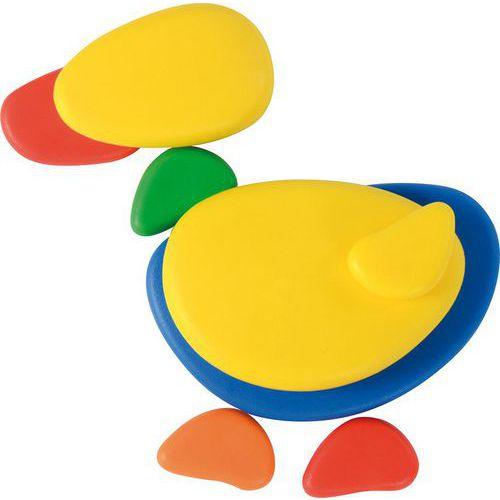 Illustration de : Jeu éducatif galets arc-en-ciel