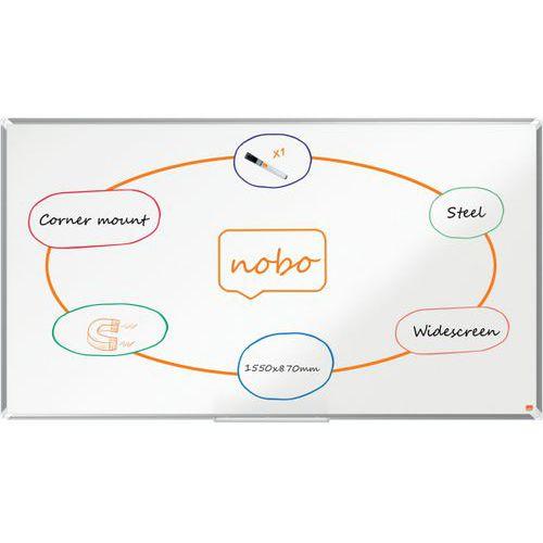 Illustration de : Tableau blanc - acier laqué - NanoClean- Premium Plus - Nobo