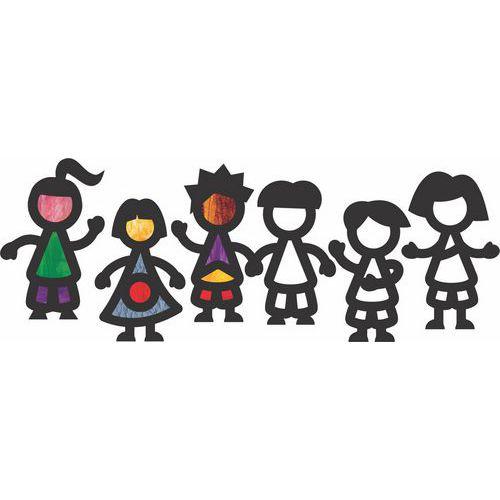 Illustration de : Cadres personnages (36 pièces) - Roylco